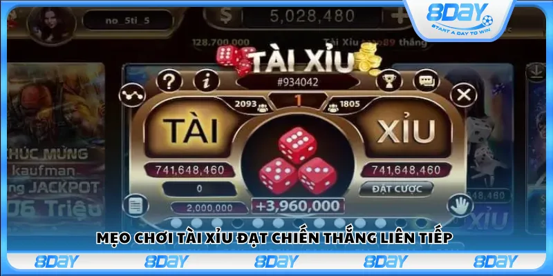 Mẹo chơi Tài Xỉu đạt chiến thắng liên tiếp