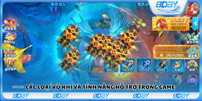 Hệ thống vũ khí và item hỗ trợ trong game