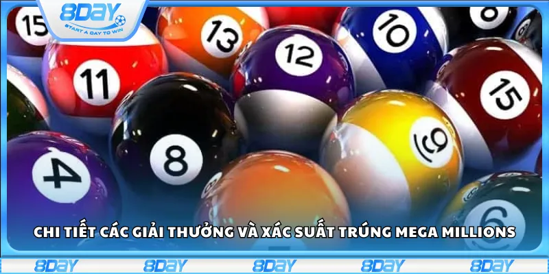 Chi tiết các giải thưởng và xác suất trúng Mega Millions